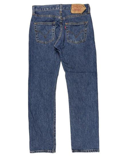 Levi's 501 Original Blue Denim Straight Leg Jeans Size 29W 30L