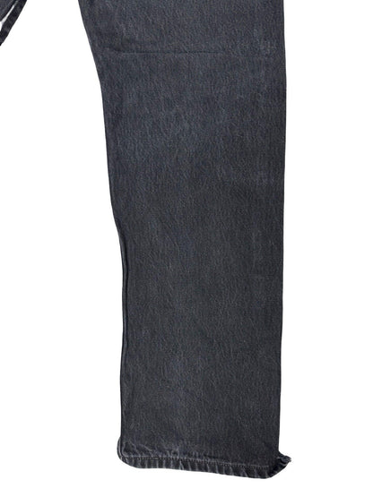 Levi's 501 Black Faded Retro Straight Leg Denim Jeans 32W 30L