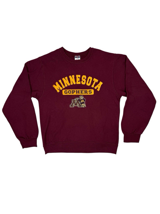 University of Minnesota Gophers Red Embroidered American College Jumper Small