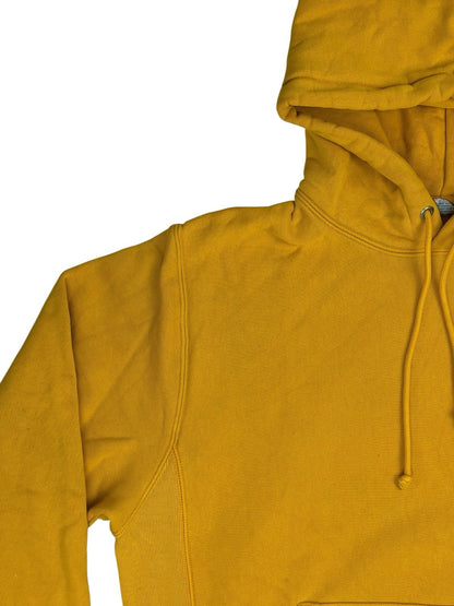 Champion Yellow Reverse Weave Heavyweight Hoodie Medium