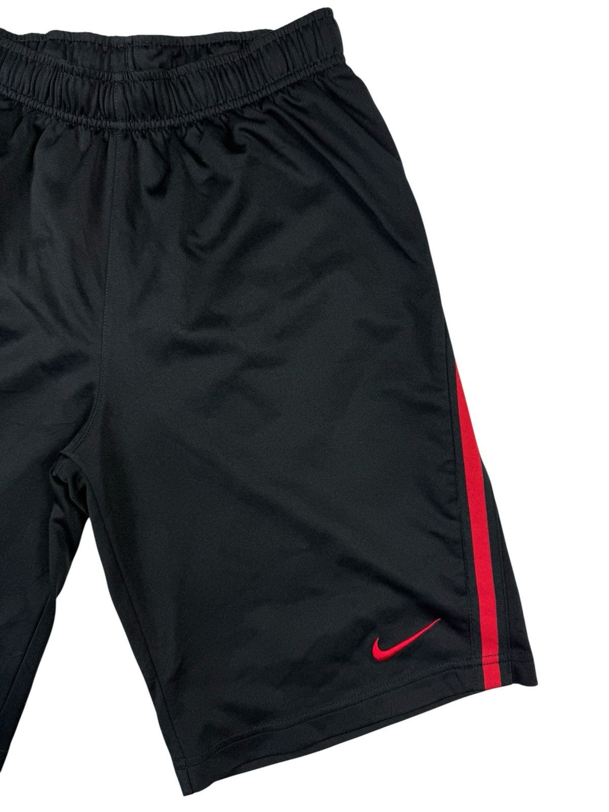 Nike Black Red Polyester Sport Shorts Large