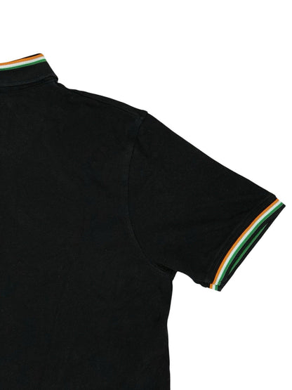Celtic Football Club Black Cotton Polo Top Medium