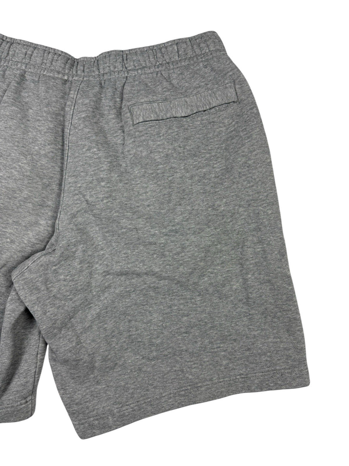 Nike Grey Big Tick Cotton Blend Lounge Jogger Sweat Shorts Large