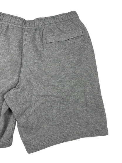 Nike Grey Big Tick Cotton Blend Lounge Jogger Sweat Shorts Large