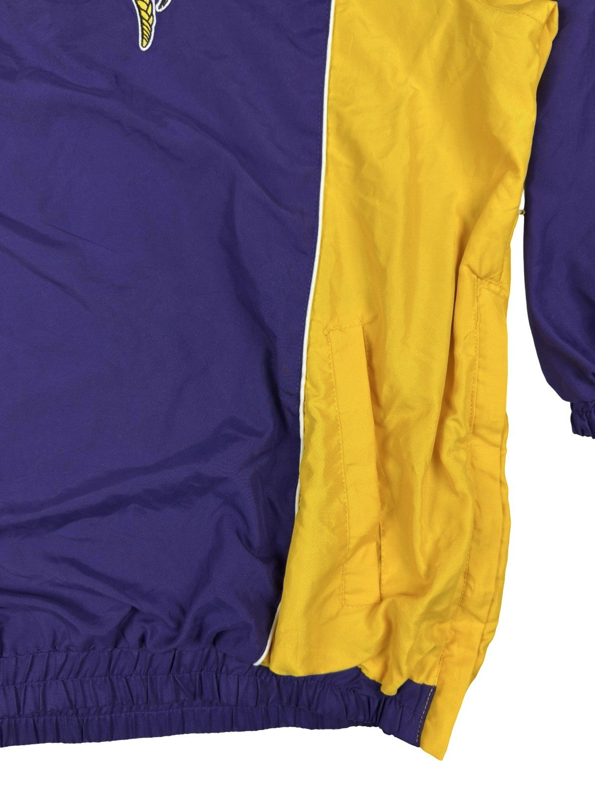 NFL Minnesota Vikings Purple 1/4 Zip Pullover Windbreaker 3XL