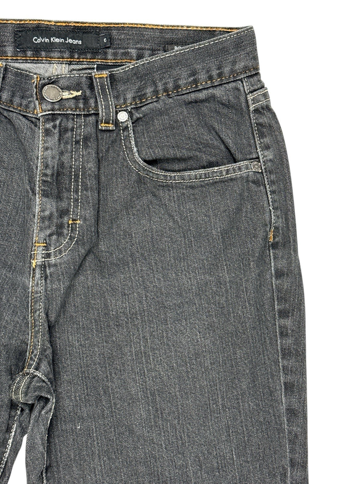 Calvin Klein Grey Denim Bootcut Jeans 26W 30L