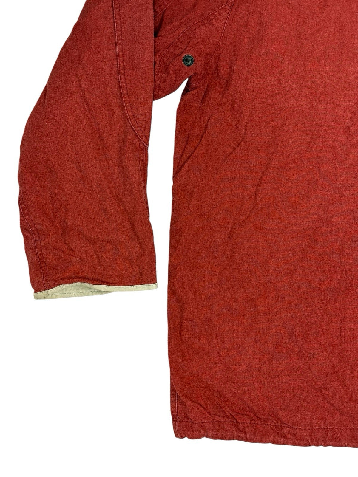Timberland Retro Orange Weathergear Zip Heavyweight Jacket Medium