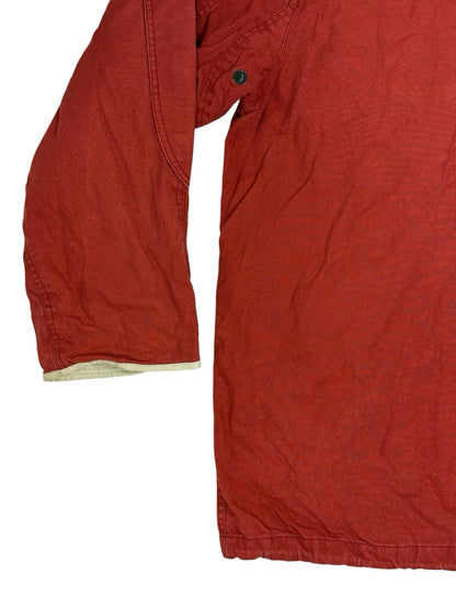 Timberland Retro Orange Weathergear Zip Heavyweight Jacket Medium
