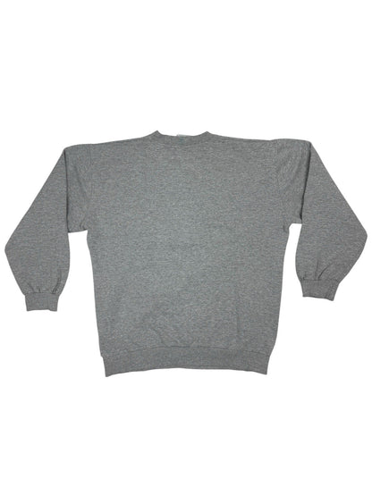 Adidas Retro Grey Printed Pullover Jumper Small