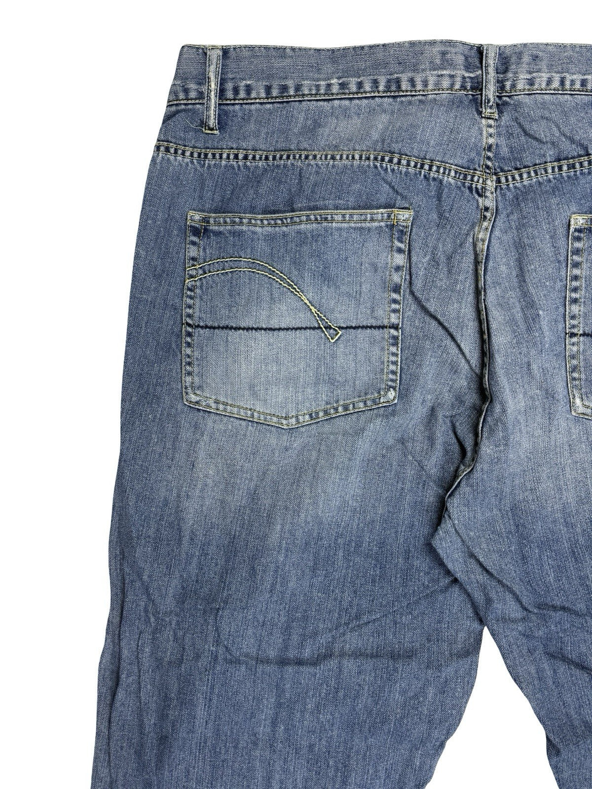 Guess Retro Y2K Distressed Denim Relaxed Fit Jeans 44W 32L