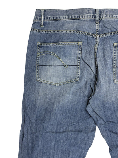 Guess Retro Y2K Distressed Denim Relaxed Fit Jeans 44W 32L