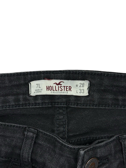 Hollister Black Denim Skinny Jeans 28W 33L
