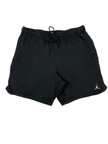 Nike Jordan Black Cotton Blend Basketball Sweat Jumpman Shorts Large