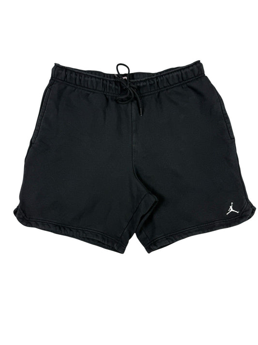Nike Jordan Black Cotton Blend Basketball Sweat Jumpman Shorts Large