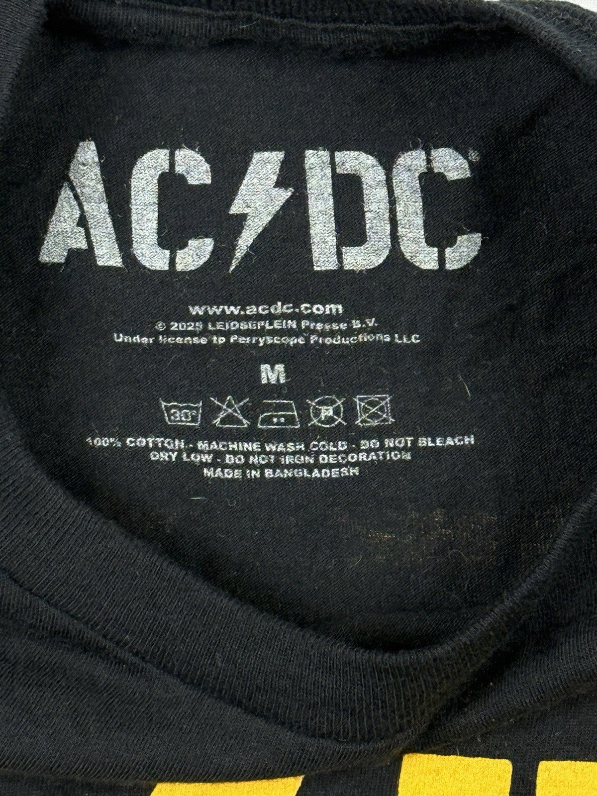 AC/DC Black PWR/UP 2025 Tour Top Edinburgh Medium