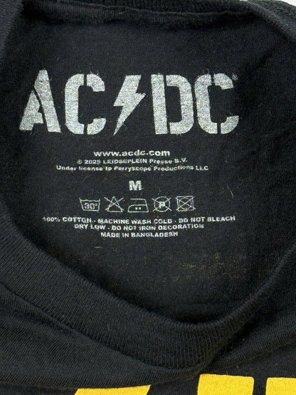 AC/DC Black PWR/UP 2025 Tour Top Edinburgh Medium
