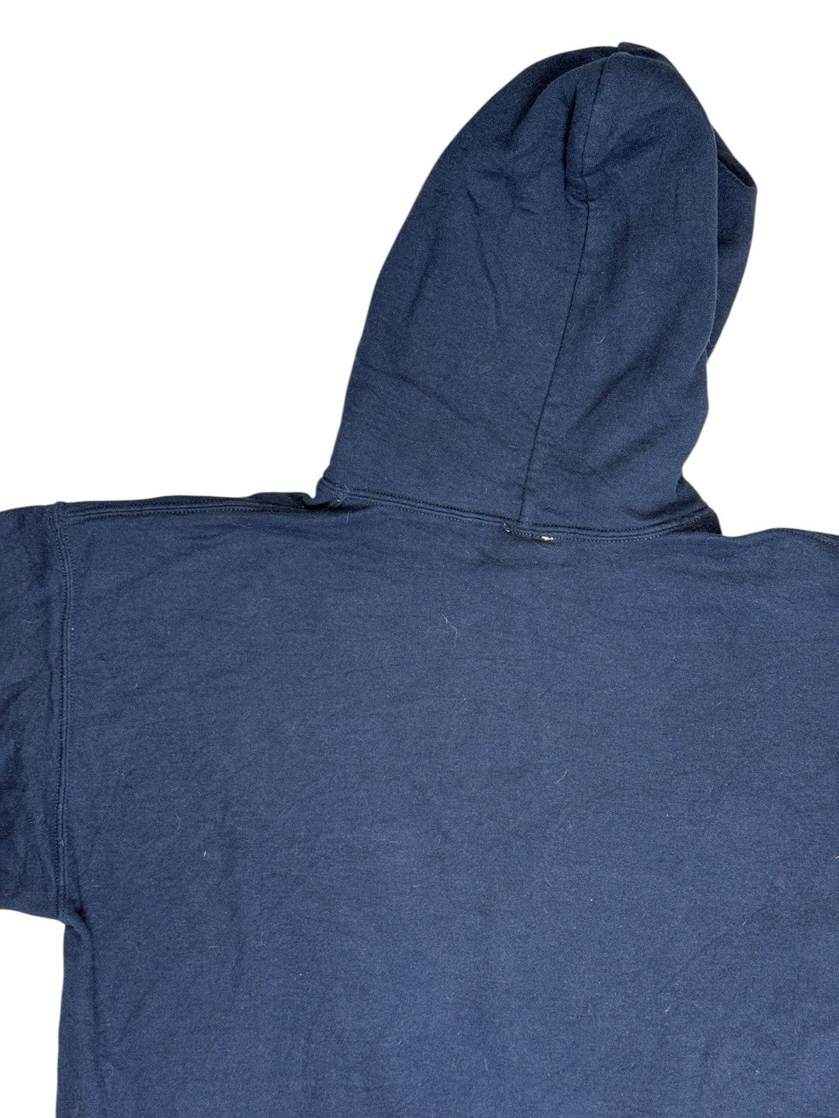 NFL New England Patriots Blue Printed American Football Hoodie Medium