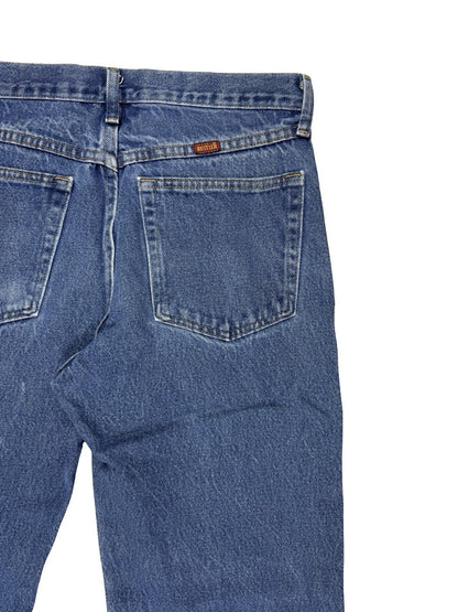 Rustler Wrangler Regular Fit Straight Leg Blue Denim Jeans 32W 30L