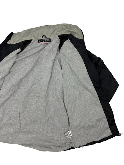 Kappa Black Retro Zip Jacket XXL