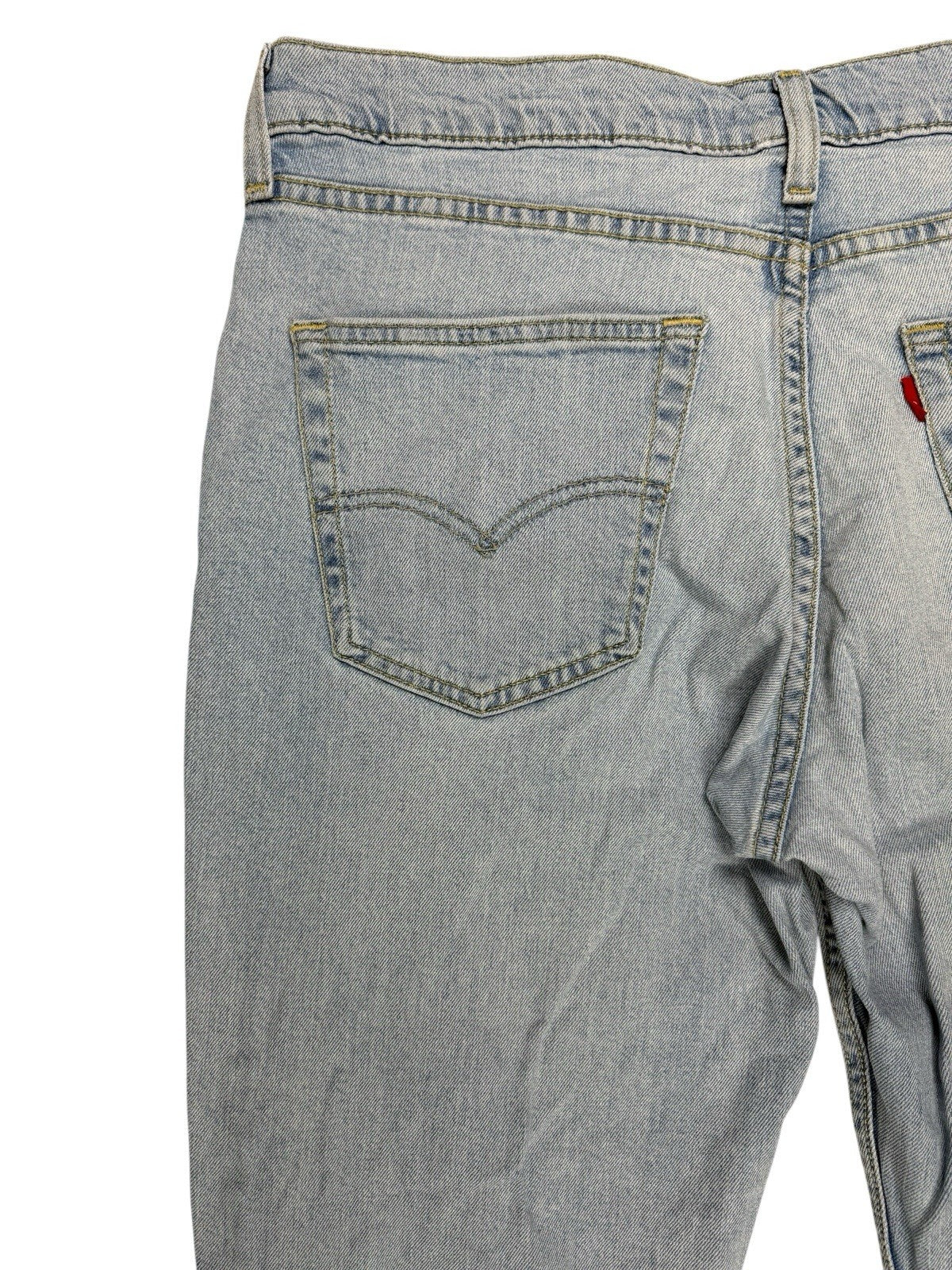 Levi's 514 Light Blue Denim Straight Leg Jeans 33W 30L