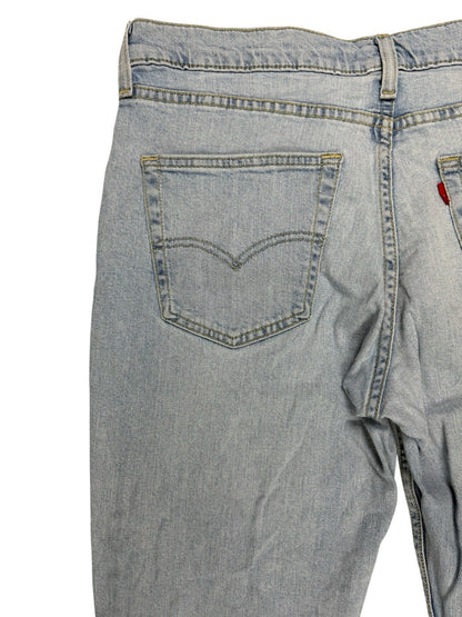Levi's 514 Light Blue Denim Straight Leg Jeans 33W 30L