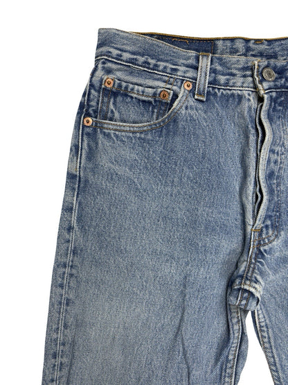 Levi's 501 Vintage 90s Blue Straight Leg Denim Jeans 30W 32L Made in USA