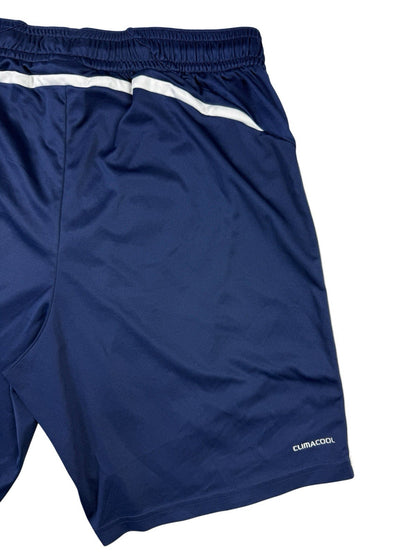 Adidas Blue Retro Climalite Sport Exercise Training Shorts Large