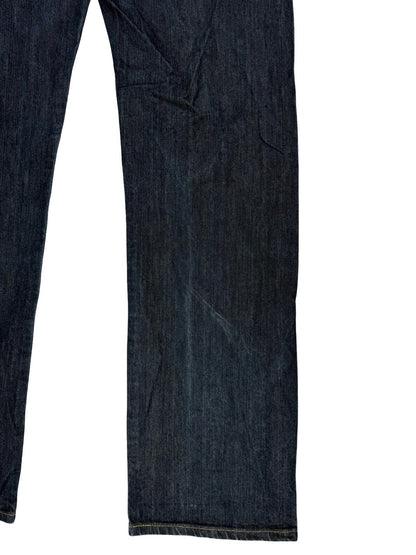 Levi's 501 Dark Blue Straight Leg Denim Jeans 34W 34L