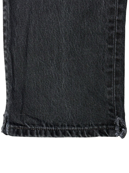 Levi's 501 Black Faded Retro Straight Leg Denim Jeans 32W 30L
