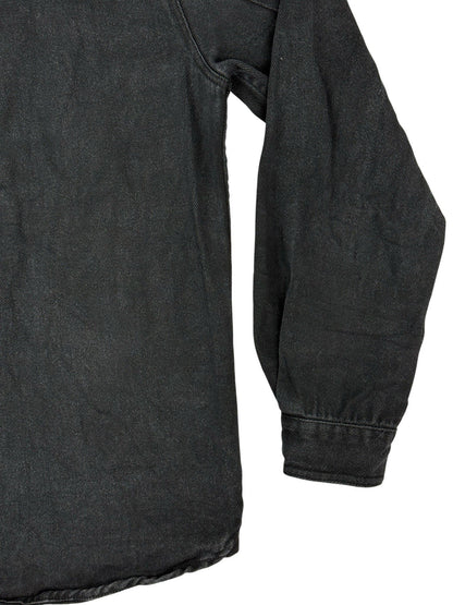 Lee Black Denim Shirt Jacket Large