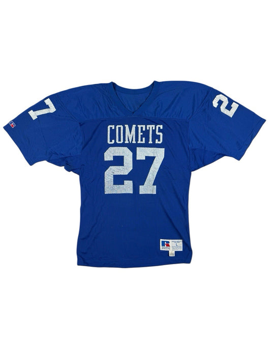 Russell Athletic Blue Mesh American Football Training Top Large