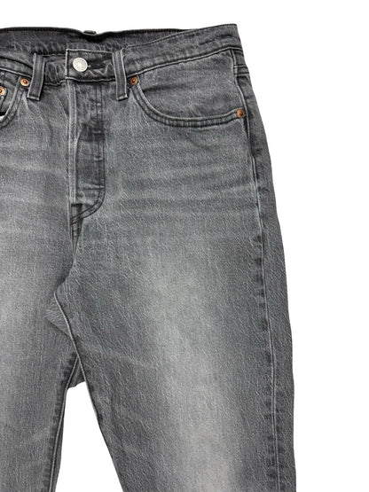 Levi's 501 Grey Faded Denim Jeans 29W 30L