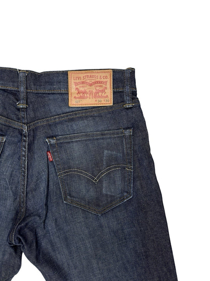 Levi's 527 Blue Slim Bootcut Denim Jeans 30W 30L