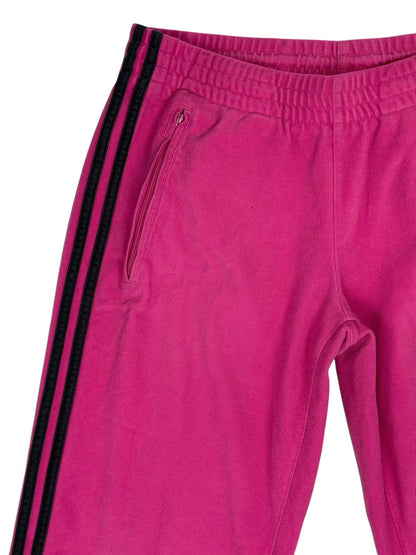 Adidas Pink Velour Retro Tack Pants Size 12