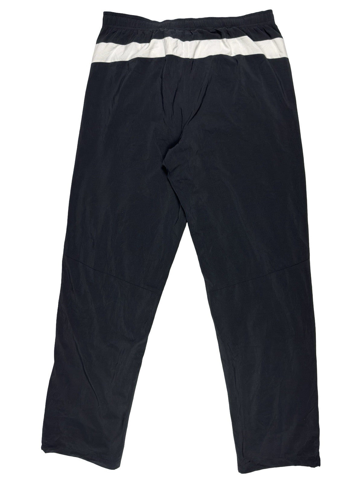 Lotto Black White Mesh Lined Adjustable Tracksuit Bottoms Medium