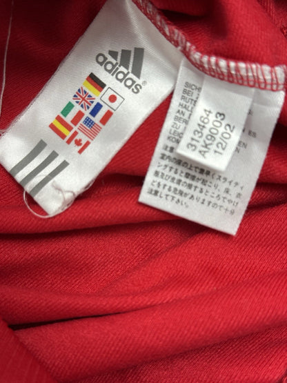 Adidas Retro Red Zip Track Jacket Youth XL