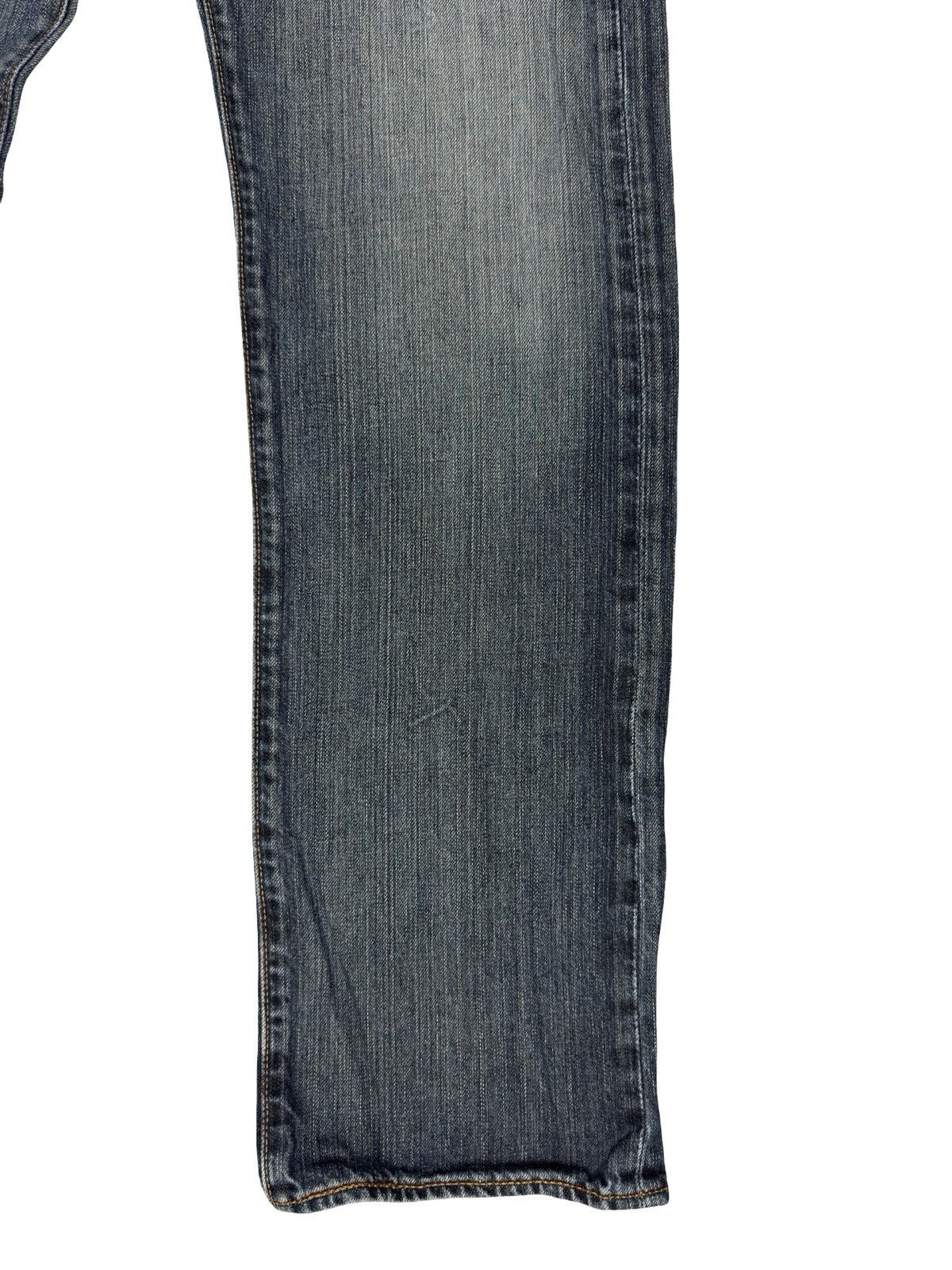 Levi's 501 Blue Straight Fit Button Fly Denim Jeans 32W 32L