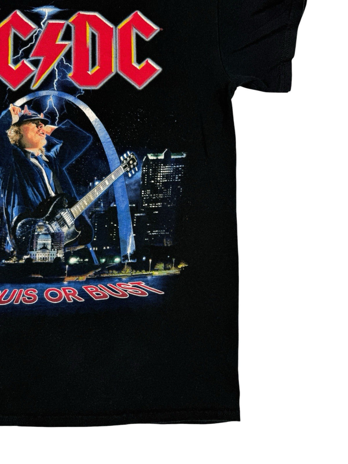 AC/DC Black Rock or Bust St Louis American Tour Top Small
