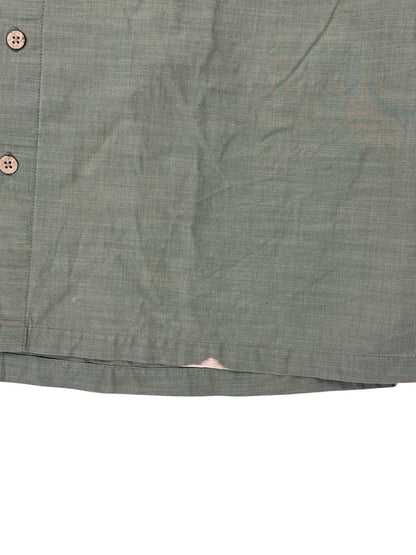 Wrangler Green Short Sleeve Button Up Top XL