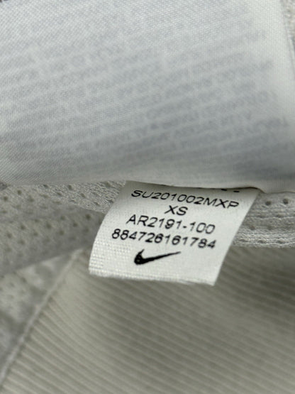 Nike Grey Nylon Windrunner Hooded Track Jacket XS