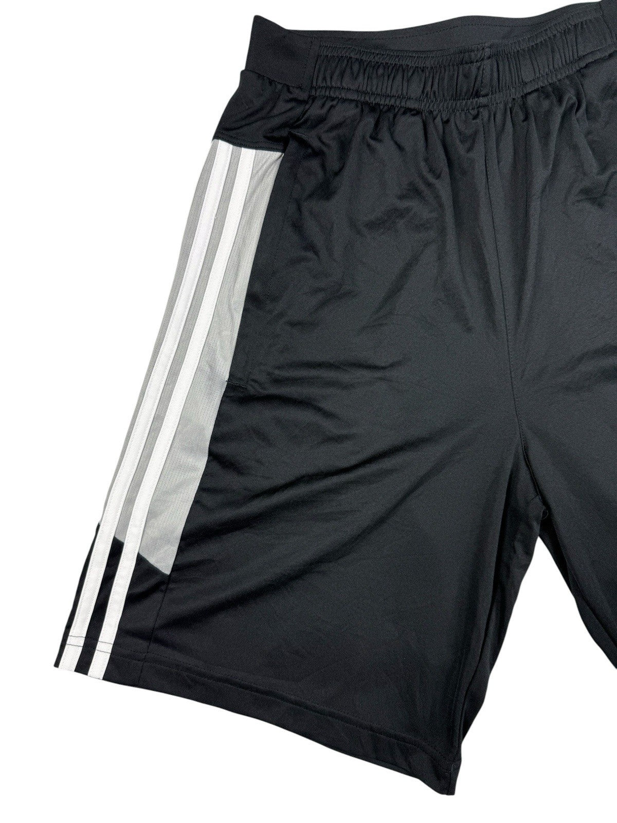Adidas Black 3-Stripes Areoready Training Sport Shorts Small