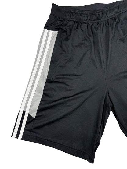 Adidas Black 3-Stripes Areoready Training Sport Shorts Small