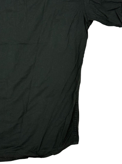 Wrangler Black Flex Comfort Short Sleeve Collared Shirt Medium