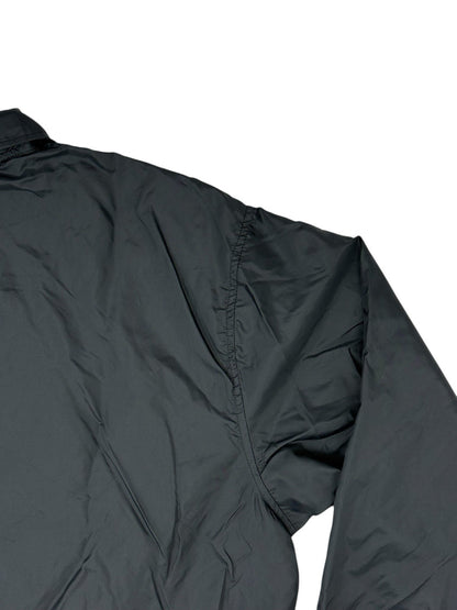 Nike Vintage Black Nylon Coaches Windbreaker Jacket Size 12-14 (Large)