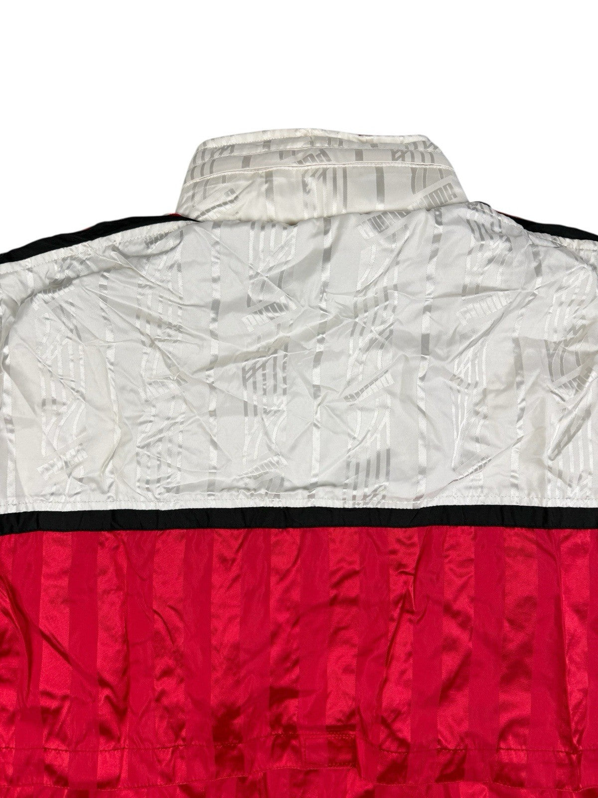 Puma Retro Japanese Line Red Striped Zip Y2K Track Jacket Small