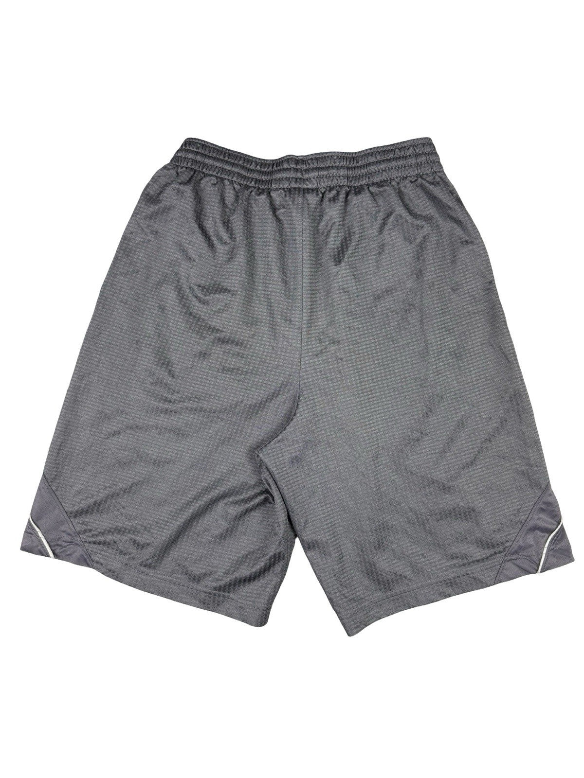 Nike Grey Polyester Basketball Sport Active Shorts Small