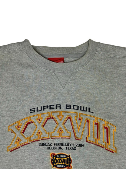 Reebok Retro Super Bowl 38 Grey Jumper XL