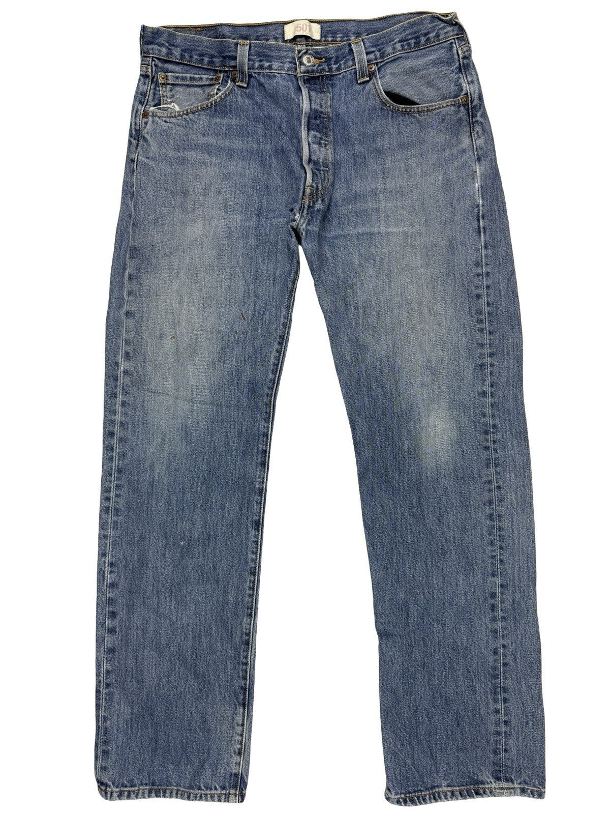 Levi's 501 Blue Y2K Denim Jeans 36W 32L