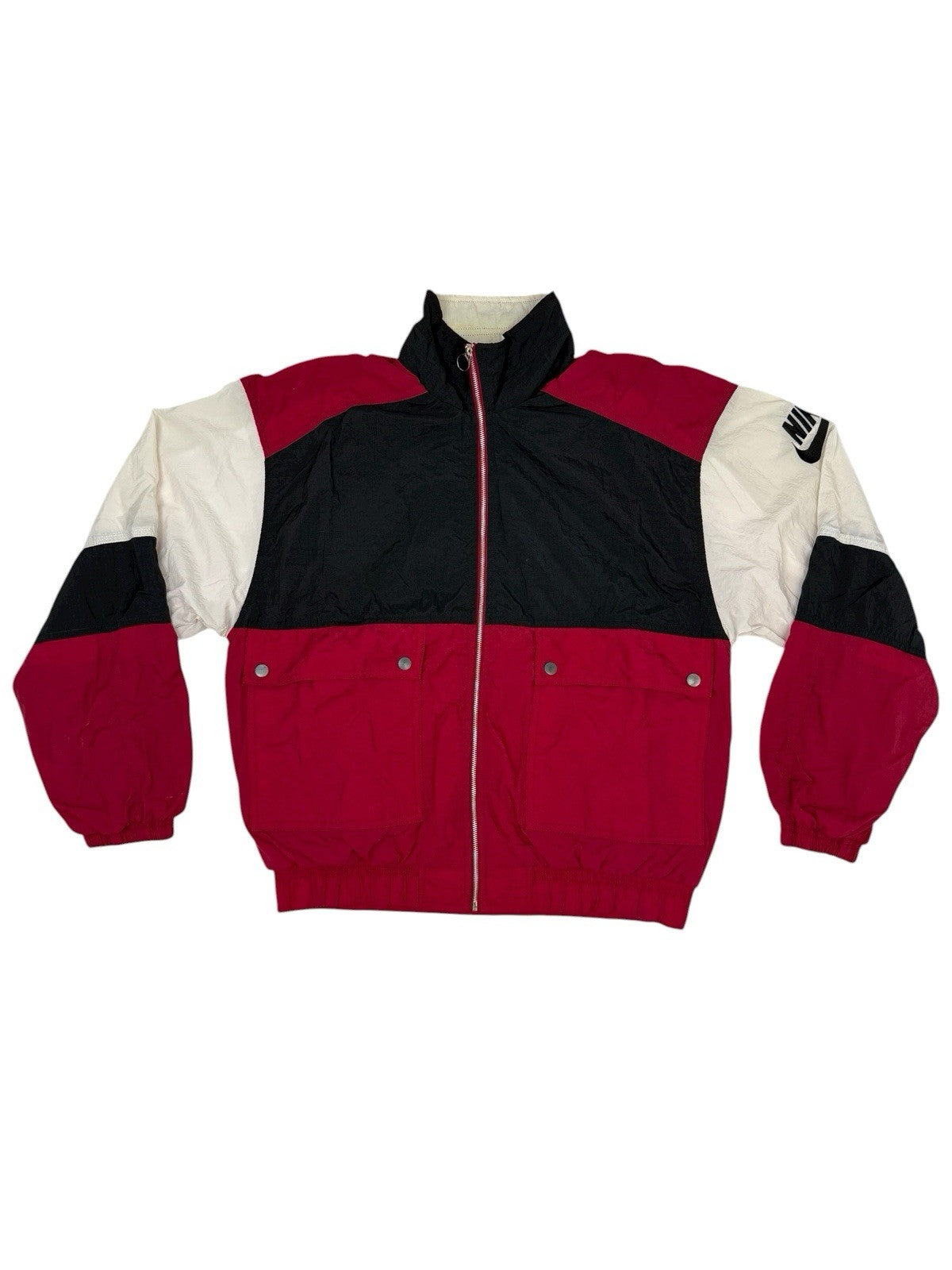 Nike Retro Multicoloured Zip Track Jacket Medium (10-12)