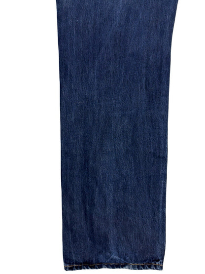 Levi's 514 Classic Straight Fit Blue Denim Jeans 36W 32L